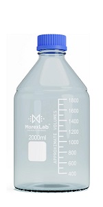 2000ML Media Glass Bottles