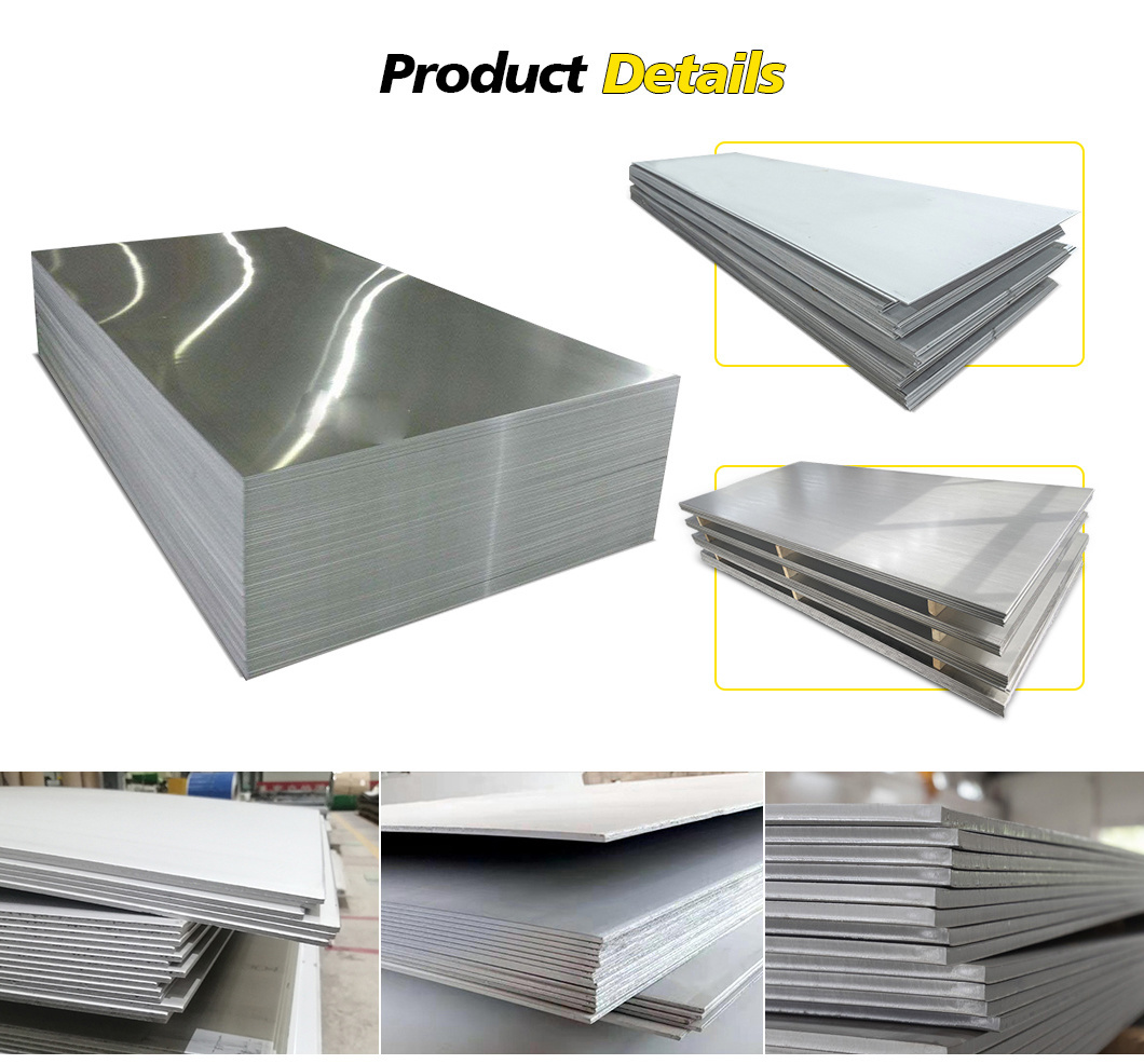 Zngl High Quality Hot Cold Rolled AISI ASTM Ss SUS 304 304L 316 316L 321 2b Ba Mirror Hairline No. 1 No. 4 8K Stainless Steel Carbon Steel Aluminum Sheet Plate