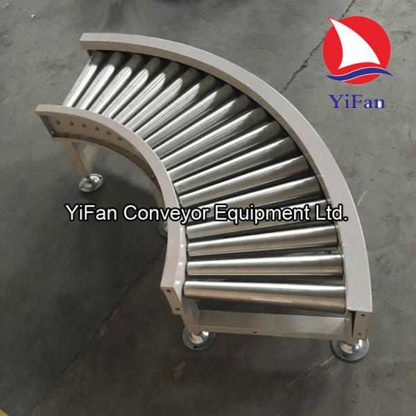 Carbon Steel Gravity Roller Curve Conveyor For Sale Roller