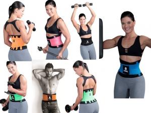 China As Seen On TV Black-Green color Tecnomed/Xtreme Fitness Power Weight Lifting Belt Body Shaper! on sale 
