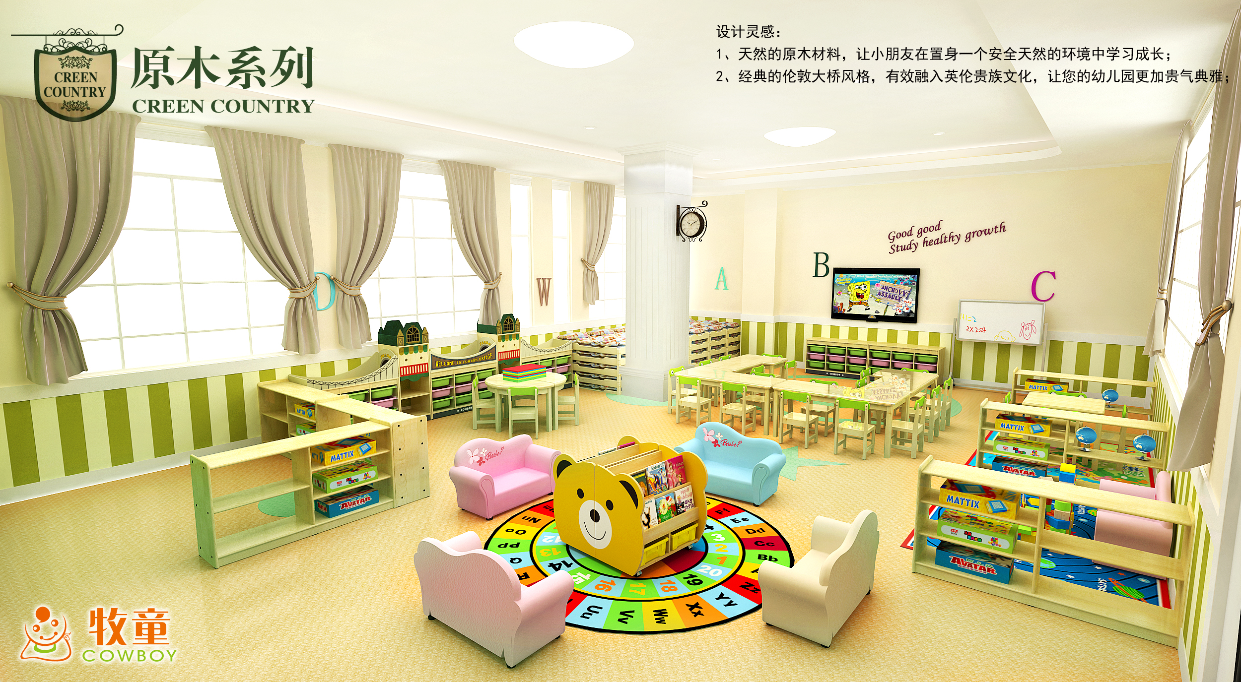 China High Quality And Modern Kids Furniture For Nursery Schools