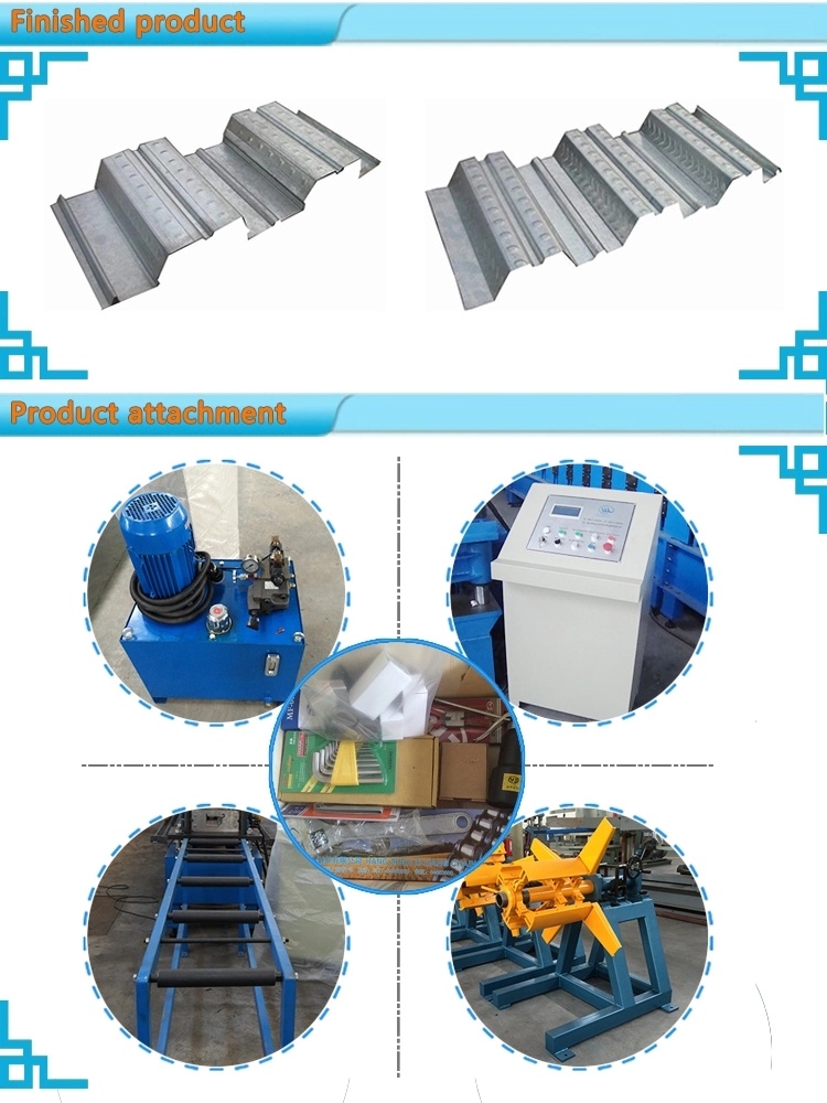 Most Popular Metal Floor Deck Sheet Roll Forming Machine for Hot Sale