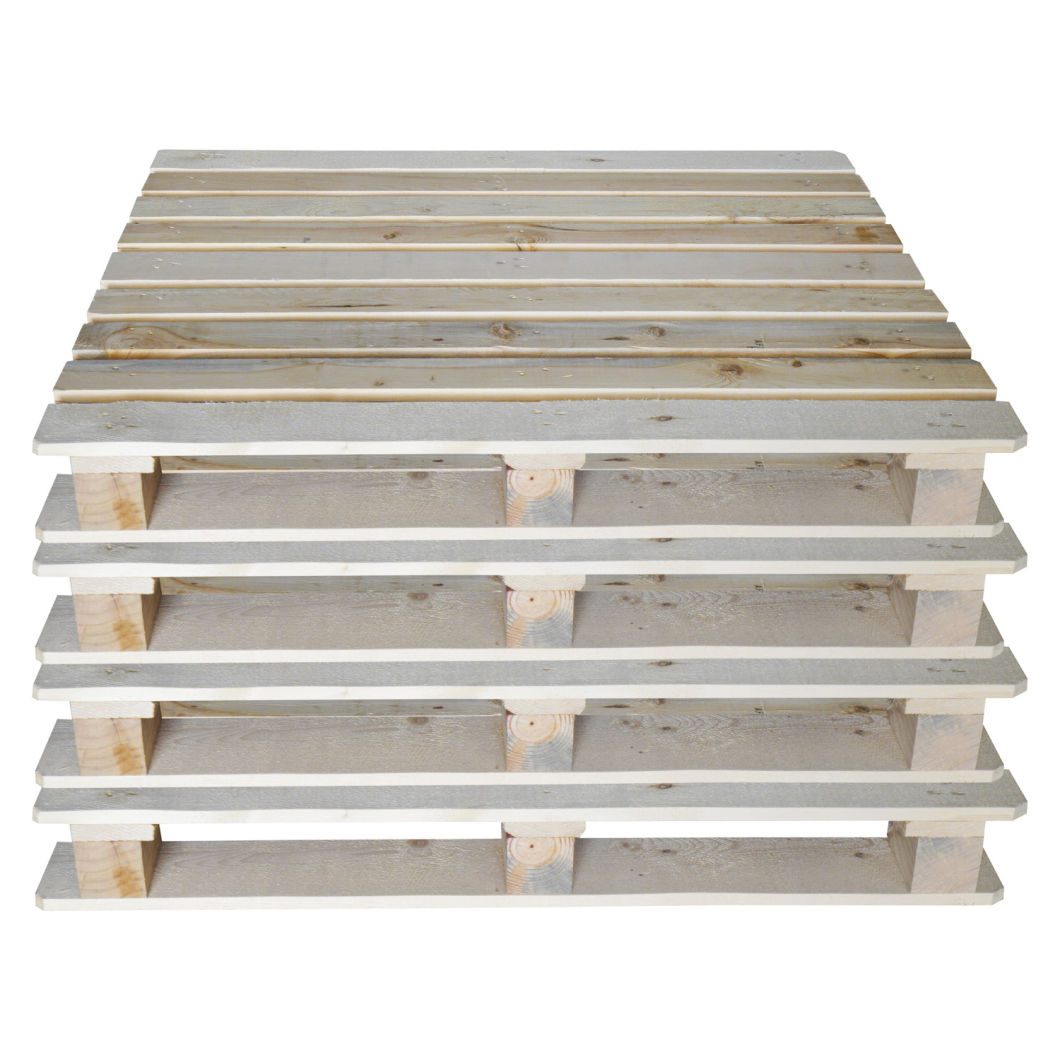 Anti-Stock and Protecting Two-Way Entrance Wooden Pallets