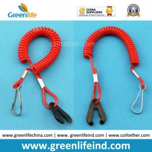 China Extendable Strap Customized Jet Ski Safety Hand Coiled Tool Lanyard on sale 