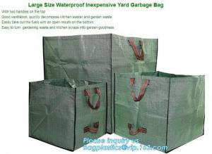China large size waterproof inexpensive yard garbage bag,PE Woven Potato Planter Growing Bag,potato plant garden PE Woven grow on sale 