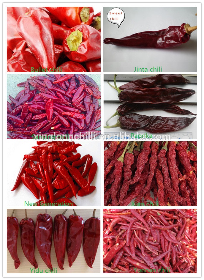 Chinese Best Quality dried sanyng chilli hot red pepper