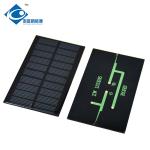 5V 0.9W Solar Photovoltaic Panel ZW-11065 Epoxy Resin Solar Panel transparent thin film poly solar panel
