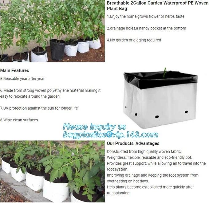 horticulture garden planting bags grow bags er plant bags,greenhouse drip irrigation applications and are excellent for 6