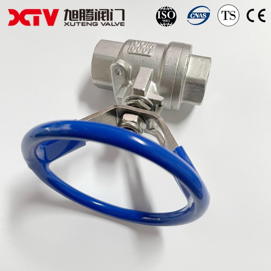 Round Handle Threaded Connection Stainless Steel Ball Valve