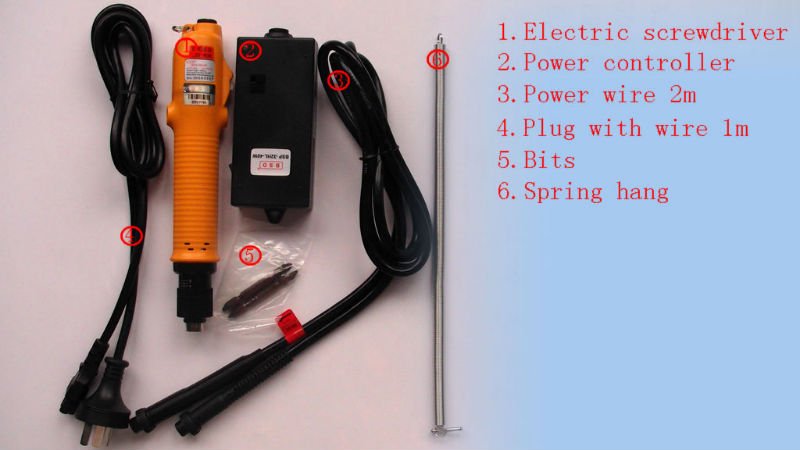 BSD brand Medium torque Compact DC Automatic Electric Screwdriver electric screwdriver for production line, shut off