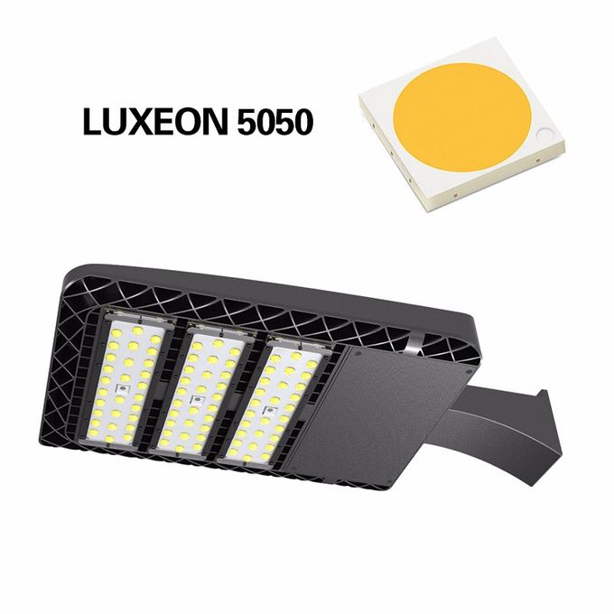 Shoebox LED Street Light Lumileds Chips Meanwell Driver 5 Years Warranty 7