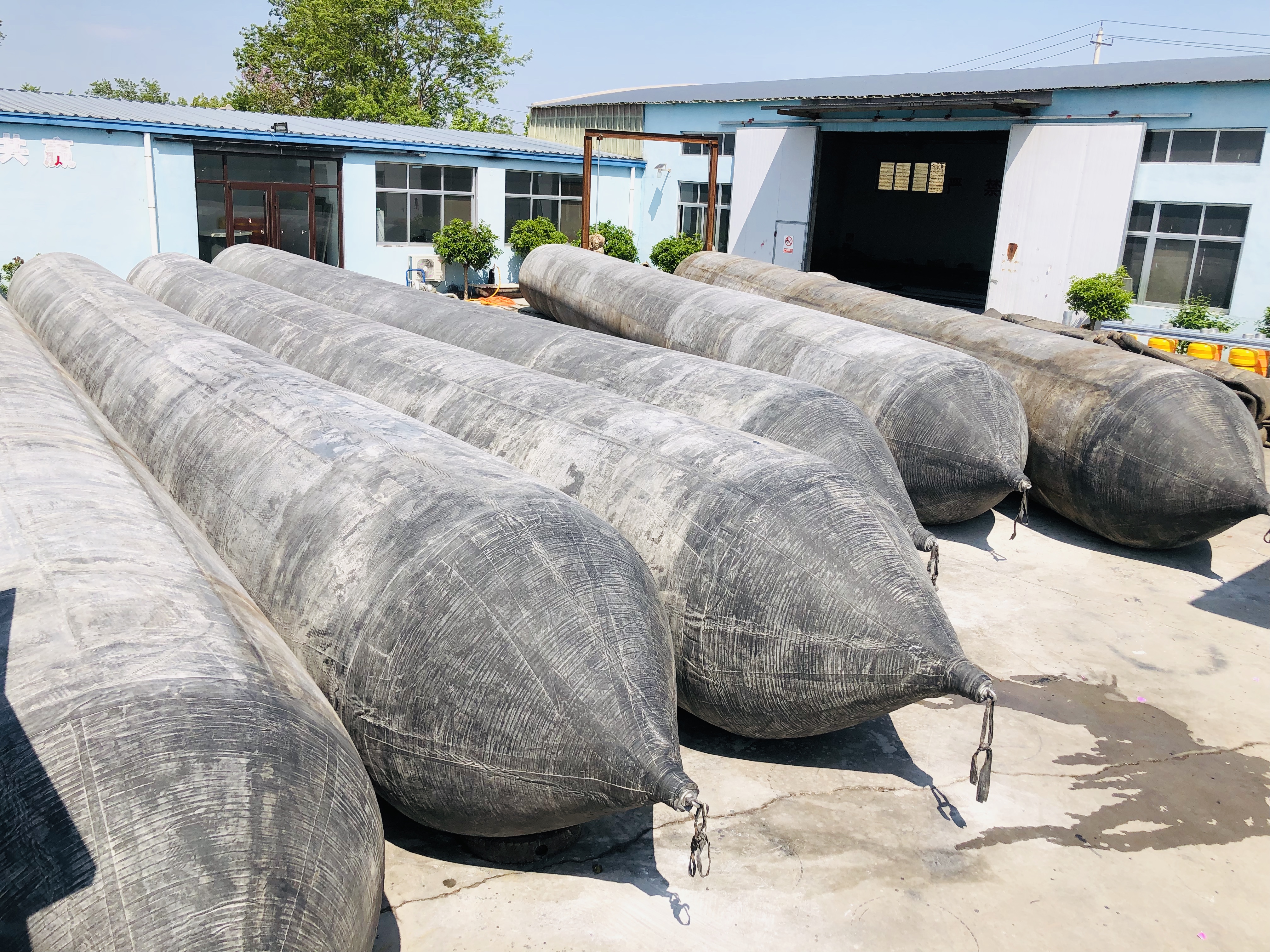 ISO14409 Natural Rubber Marine Salvage Airbags Customized Size 1