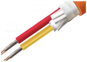 China CU / Mica Tape Fire Resistant Wire , Fire Safe Cable For Sprinkler / Smoke Control System on sale 