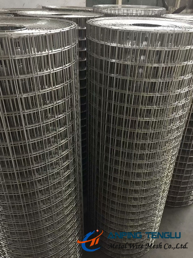 AISI304, AISI304L, AISI316, AISI316L Welded Wire Mesh, Polished Surface