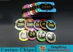 Difficile de tordre les jetons de poker authentiques de casino, Crystal Dice Poker Chips