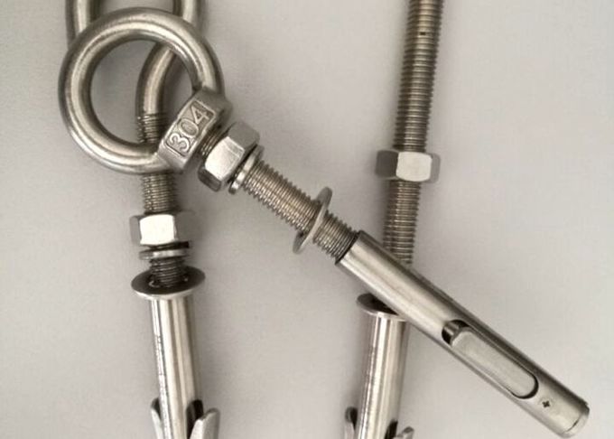 Hardware Fasteners All- Powerful Anchor Bolts With White Zinc Plated