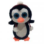 18cm 7.09 Inch Christmas Plush Toys Penguin Stuffed Animal Recording Repeating