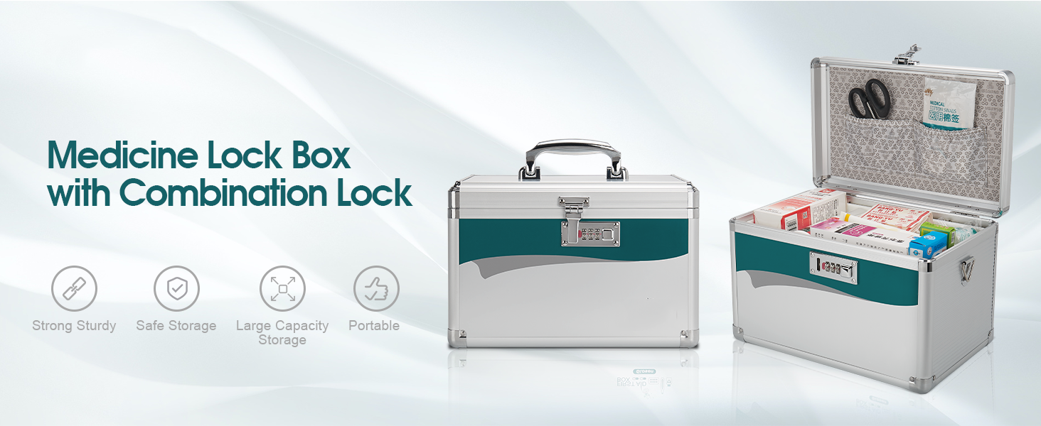 medicine lock box