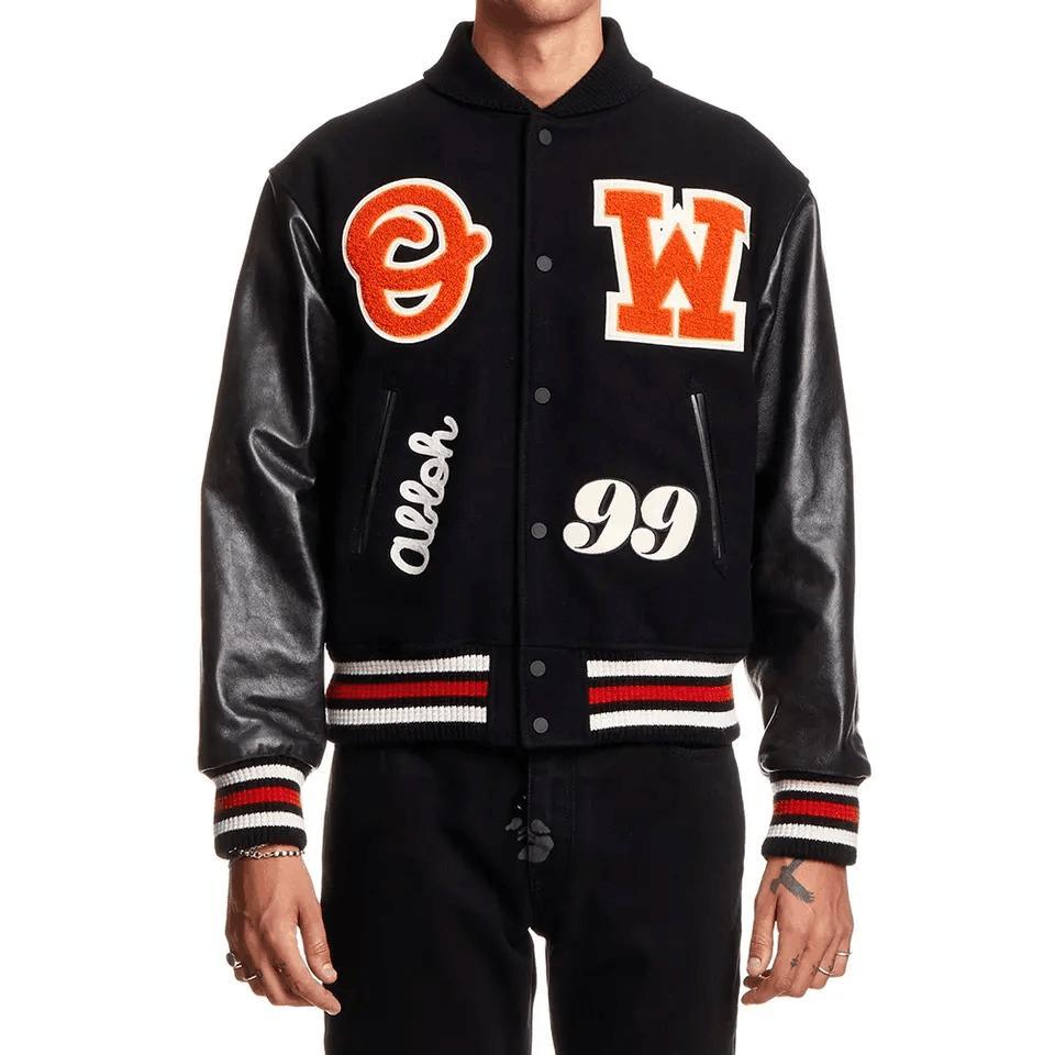 2023 Winter OEM Custom Logo Vintage Boy Leather Coat Sport Baseball Jacket Bomber Jacket Lettermen Jacket for Men