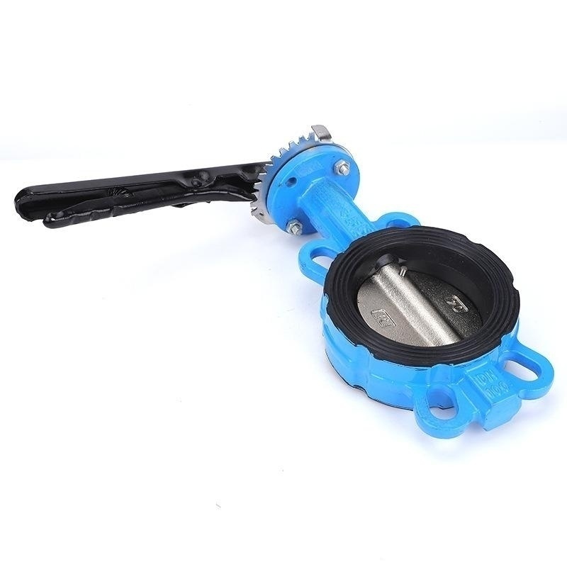 Rubber off Seat Ductile Iron Body Wafer Cast Iron Butterfly Valve
