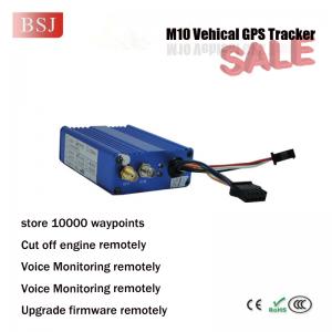 China gps tracker anti jammer with fuel sensor and free online tracking APP M10 on sale 