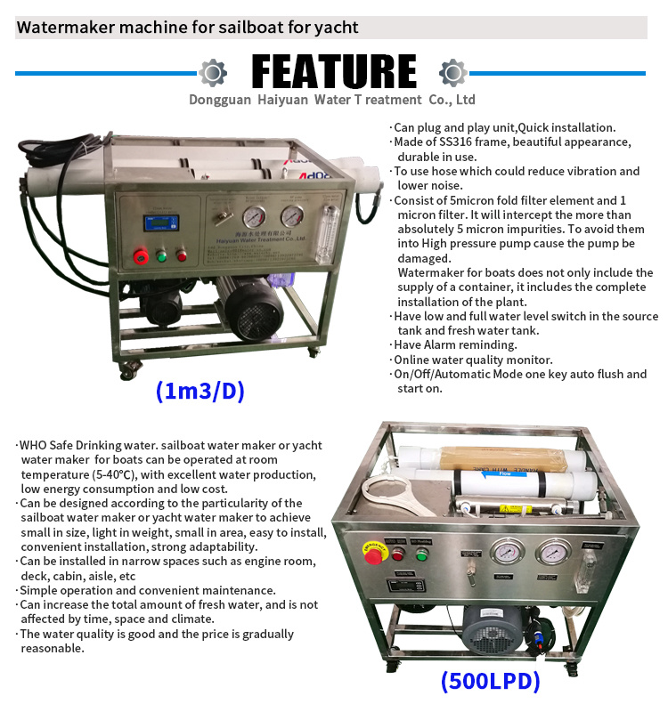 Marine Sea Water Maker for Yacht and Fishing