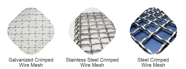 Wholesale hot-dipped galvanized anping stainless steel crimped wire mesh