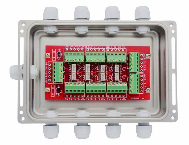 load cell signal summing box