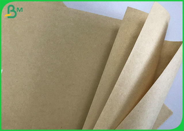 Recycled & Virgin Pulp Kraft Liner Paper Brown 50g - 300g for Wrapping Bags / Box