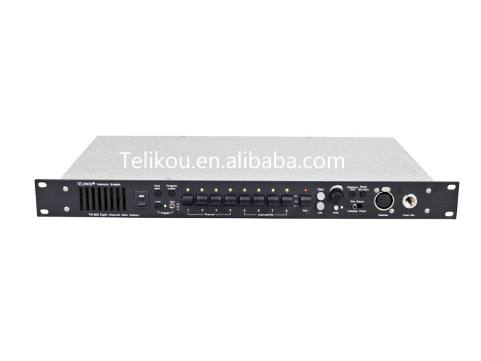 TELIKOU TM-800 eight channel main station for ENG, EFP, theater football game, studio, TV station special Broadcasting equipment