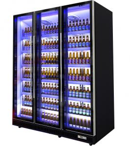 China Fashion Bar Hotel Refrigerator Wine Cooler Fridge Multideck Glass Door on sale 