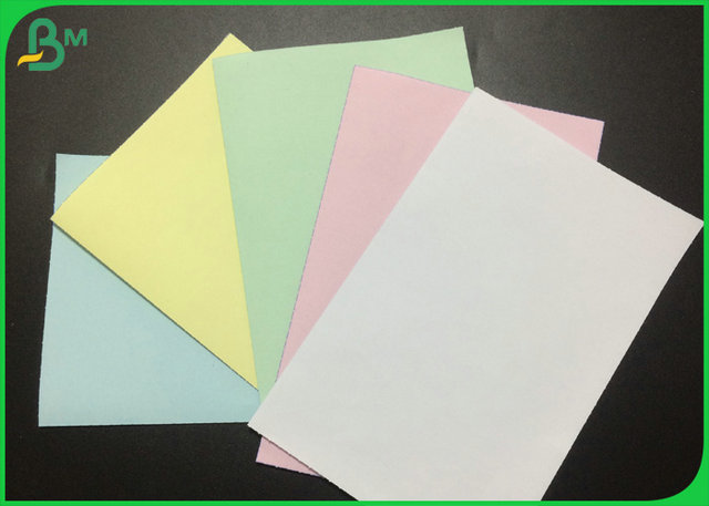 100% virgin wood pulp Different Color Carbonless Copy Paper For General Printing 