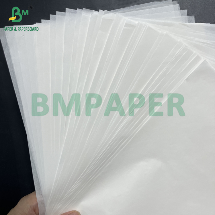 38gsm 50gsm White Greaseproof Kraft Paper For Basket Liners Kit 5 Kit 7