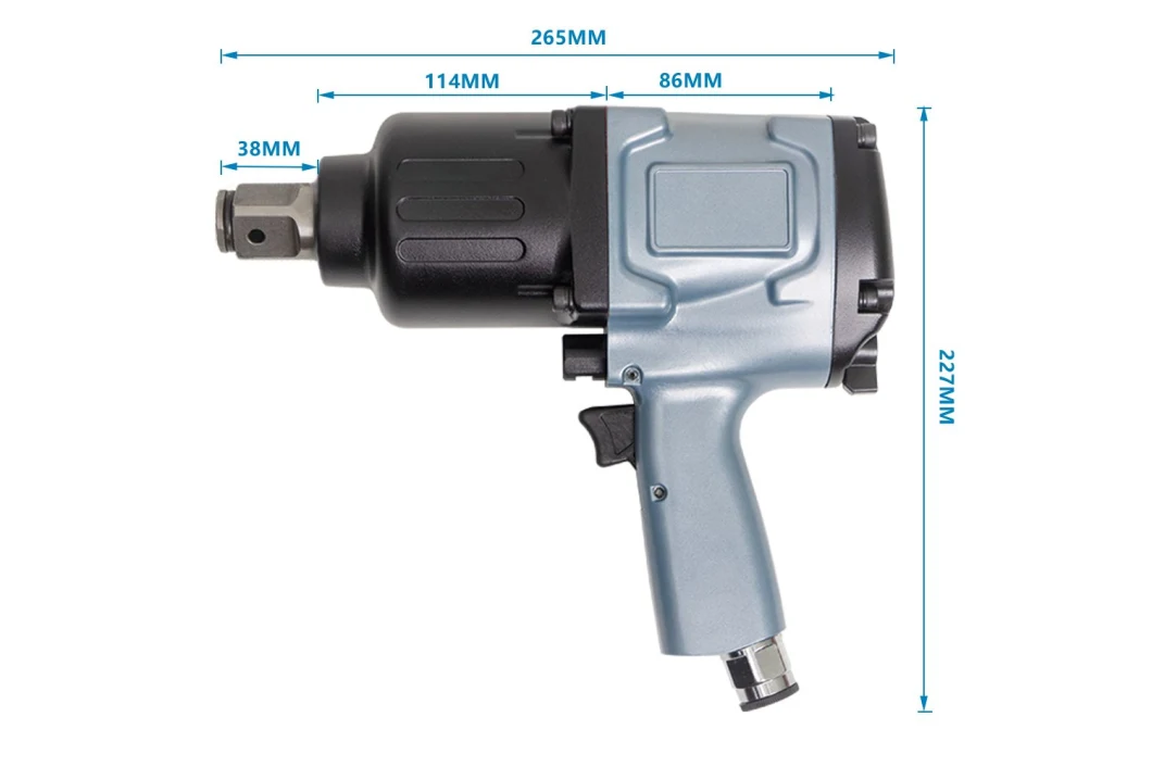 1 Inch Air Impact Wrench Factory Sells High Efficiency High Quality Single Hammer Pinless Strike Structure