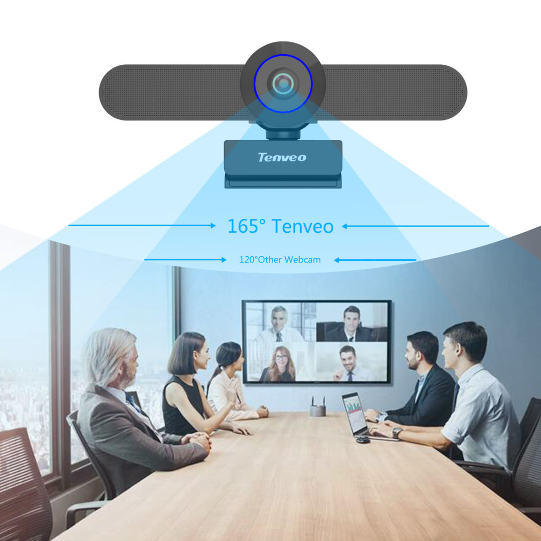Tongveo EVA200 All-in-One Windows Video Conference for Zoom and Skype Video Conferencing with 4K Eptz Camera and Audio