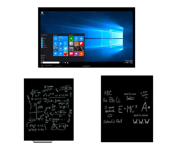 86 Inch Interactive Flat Panel Display Blackboard For Classroom OEM