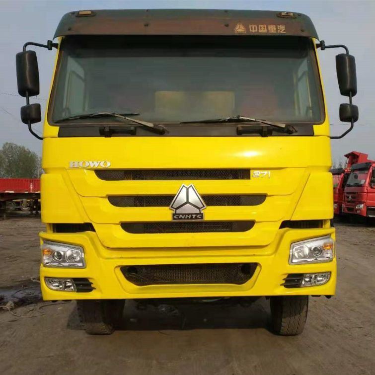 Factory Price Sinotruk HOWO 8X4 371HP Secondhand Yellow Dump Truck for Sale