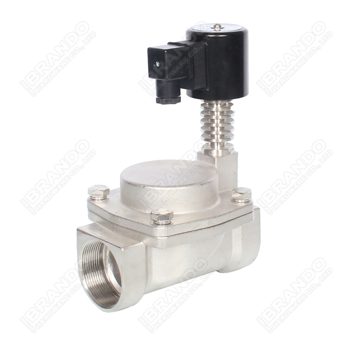 1/2'' Steam Hot Water Stainless Steel Solenoid Valve 2 Way Normally Closed 24V 220V 10