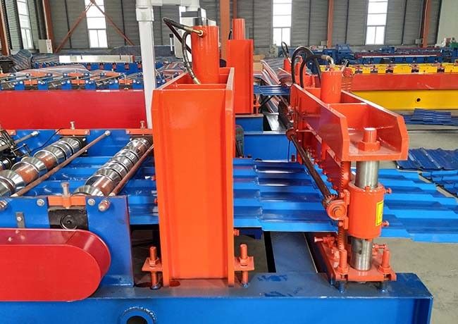 Light Weight Glazed Tile Roll Forming Machine Side Wall Thickness 16mm Roofing Height 25mm