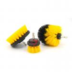 Family Use 3 Piece Cleaning Hand Carpet Scrubbing Drill Cleaning Brush Tool Brush For Drill
