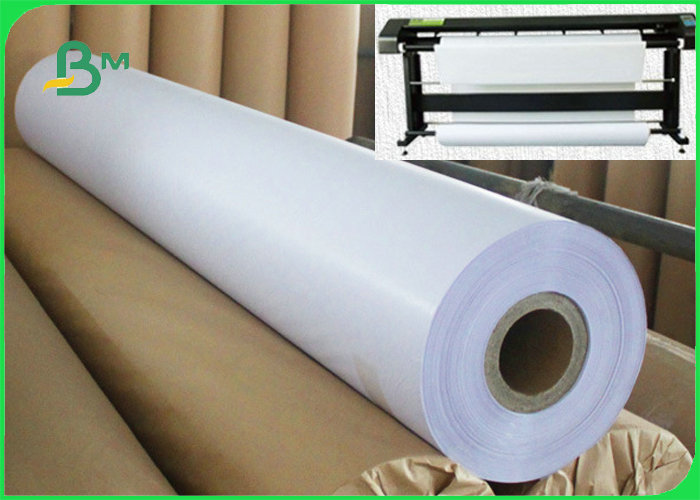 60g 70g Opaque Bond Wide Format Plotter Paper For Apparel Industry 60" 63''