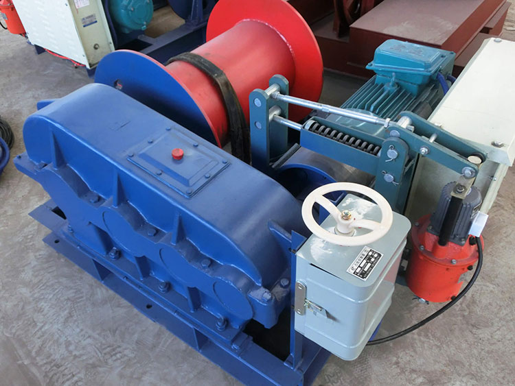 Double drum Low speed 2.5 ton electric winch