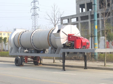 Road construction machinery 20TPH to 120TPH continuous drum mix asphalt plant