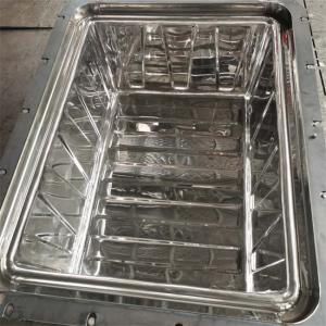 China Sustainable Rigid Turnover Box Mould 40000 Shots Plastic Container Mold on sale 