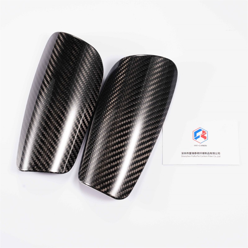Carbon fiber soccer shin guard