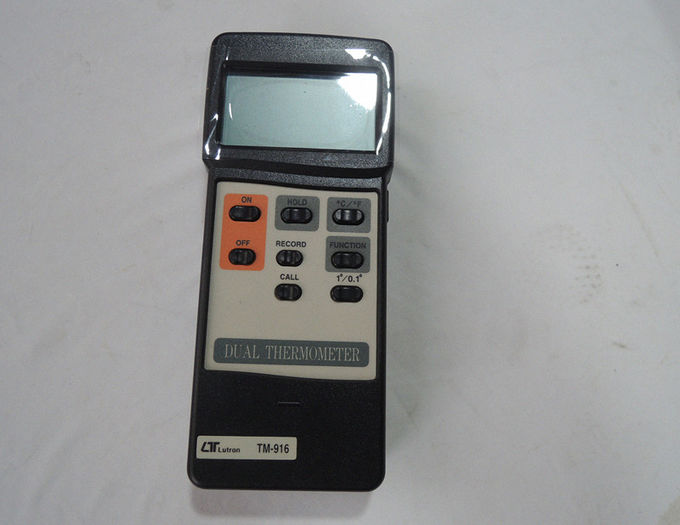 Electronic Testing Equipment Low Power LCD Display TM916 Dual Therometer
