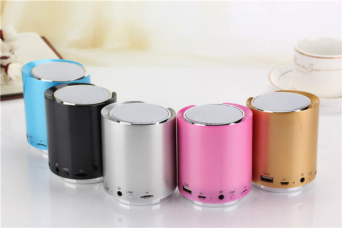 Mobile Laptop Mini Portable Bluetooth Speakers , Bluetooth Rechargeable Speaker