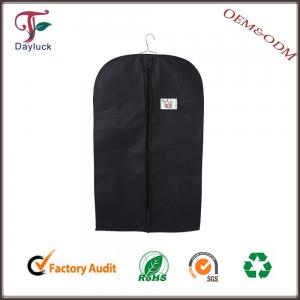 China PEVA garment bags/ suit cover in black color on sale 