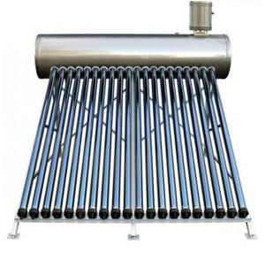 China Integrated low pressure solar evacuated tube water heater on sale 