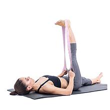 yoga strap with loops